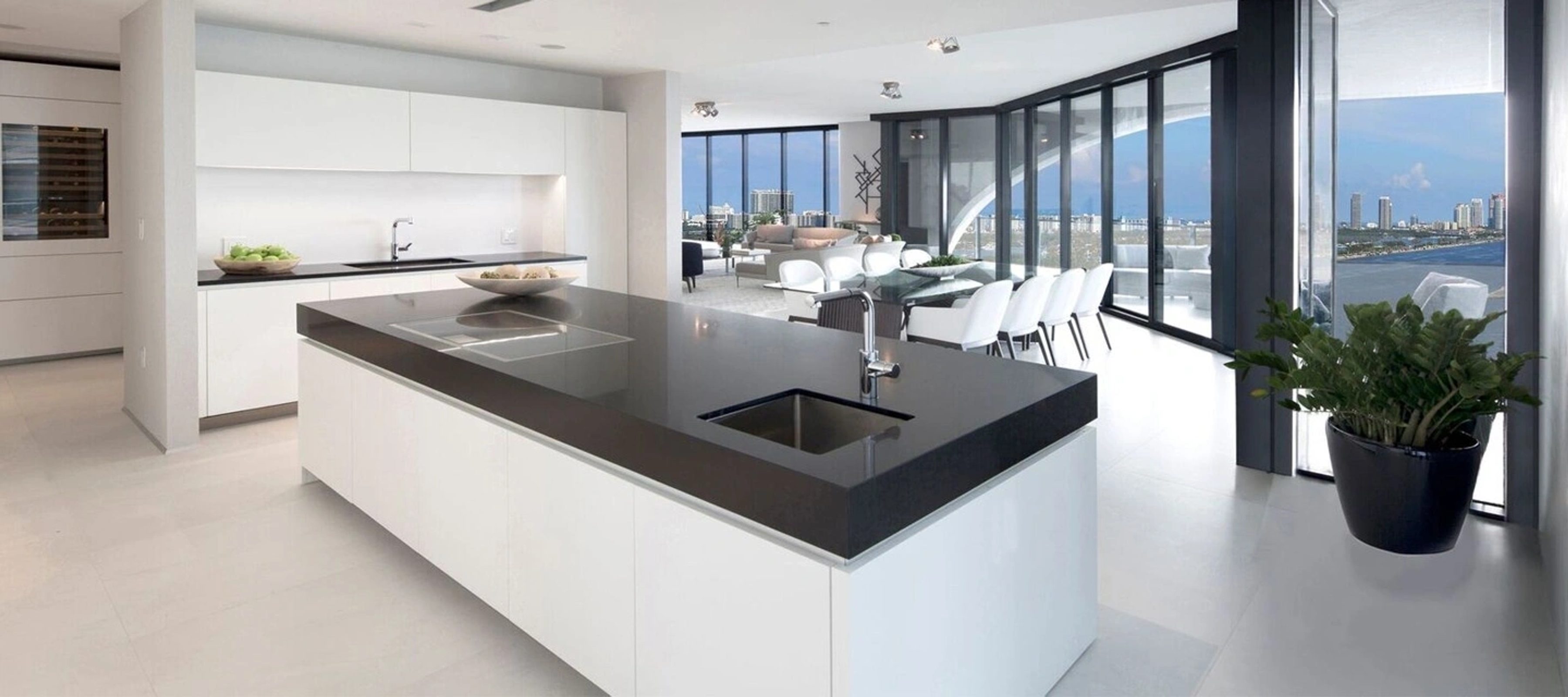 Waterfront Kitchen · Open Plan